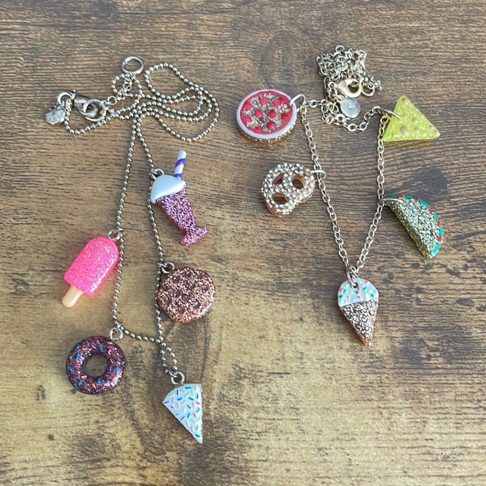 Snacks and sweets, necklace bundle